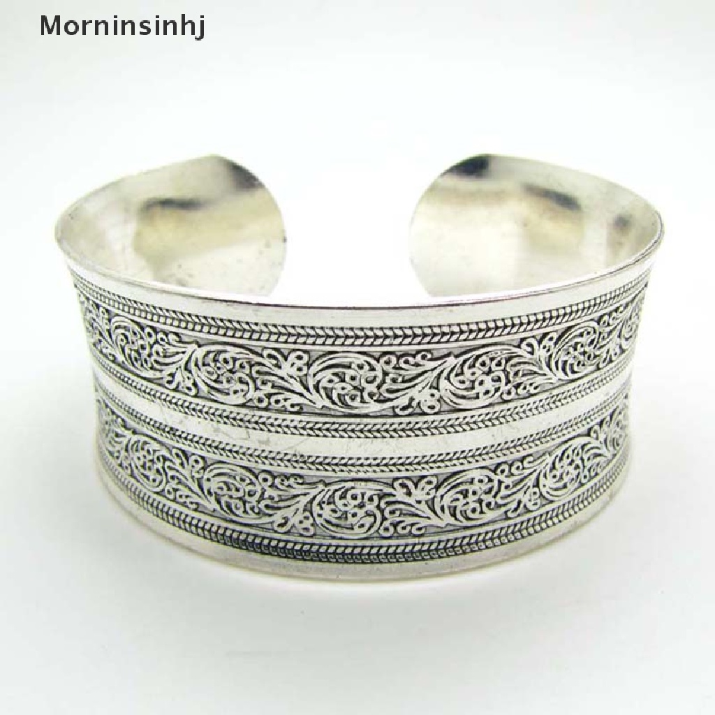 Mornin Hot! Totem Bangle Cuff Gelang Perak Tibet Tibet Baru id