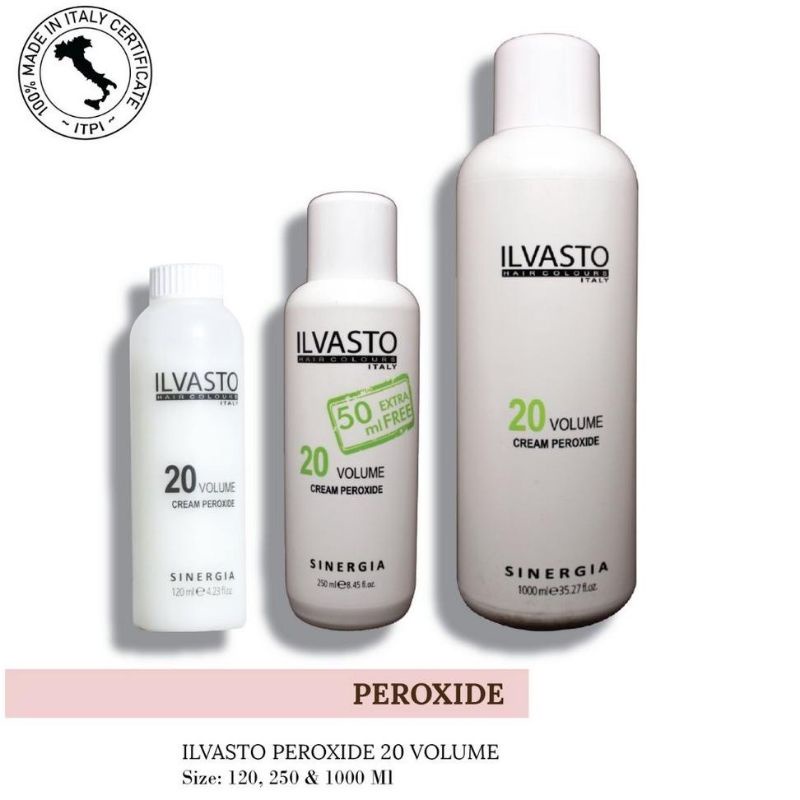 ILVASTO Peroxide 120mL - 250mL - 1000mL (1 Liter) | Developer Cream