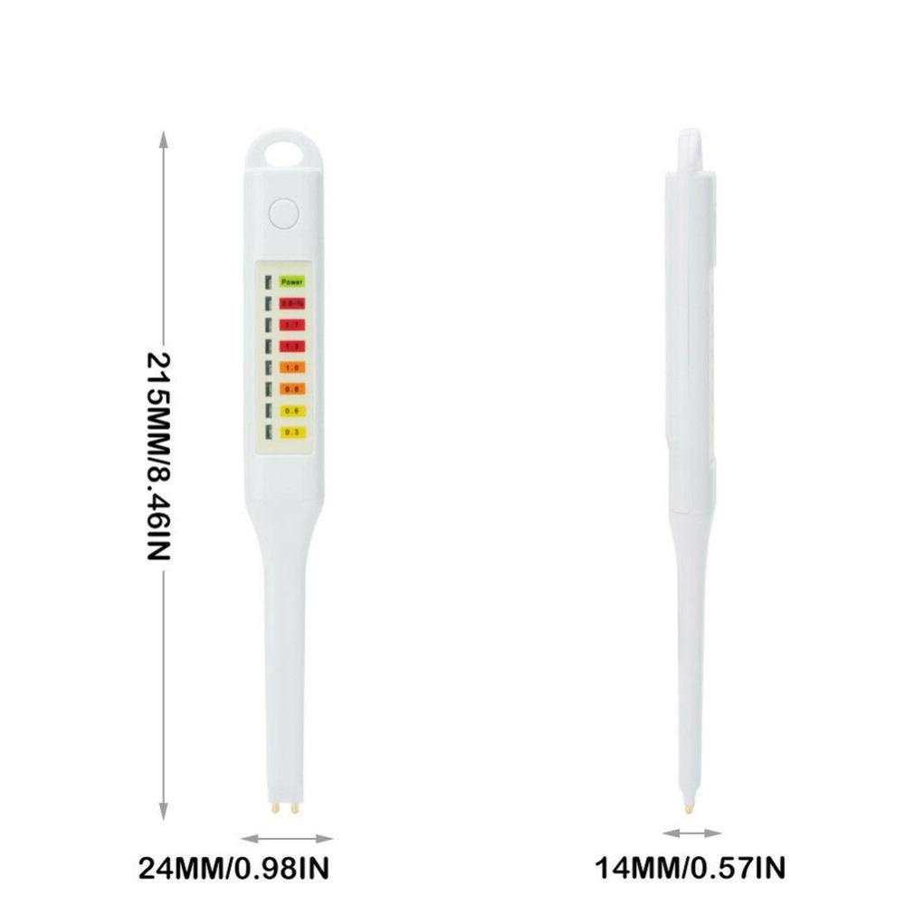 Rebuy Salinity Tester Pen 0.3%-2.0% Alat Ukur Analisis Makanan Salinometer Salt Analyzer Salt Meter Salinity Meter Pengukur Konsentrasi Garam