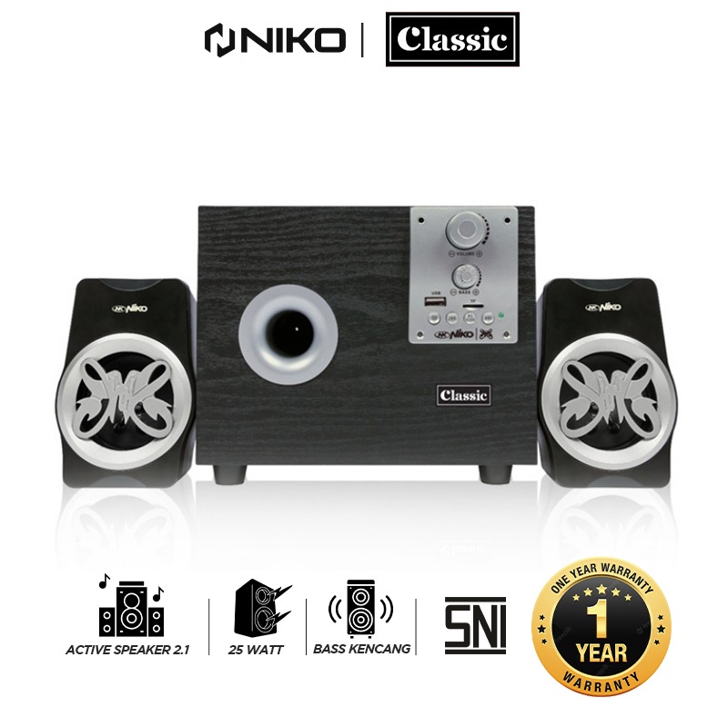 Niko Active Speaker Bluetooth + USB Atomic / CLASSIC / BEAT USB BLUETOOTH