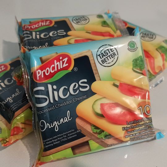 

Prochiz Slices Ori 10's / Keju Lembar Prochiz Ori isi 10 Lembar 170gr