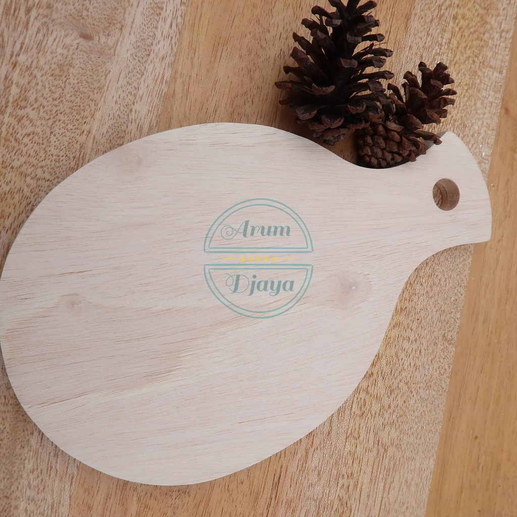 Talenan Mini Talenan Lonjong Kecil Chopping Board Tatakan Kayu Talenan Kayu