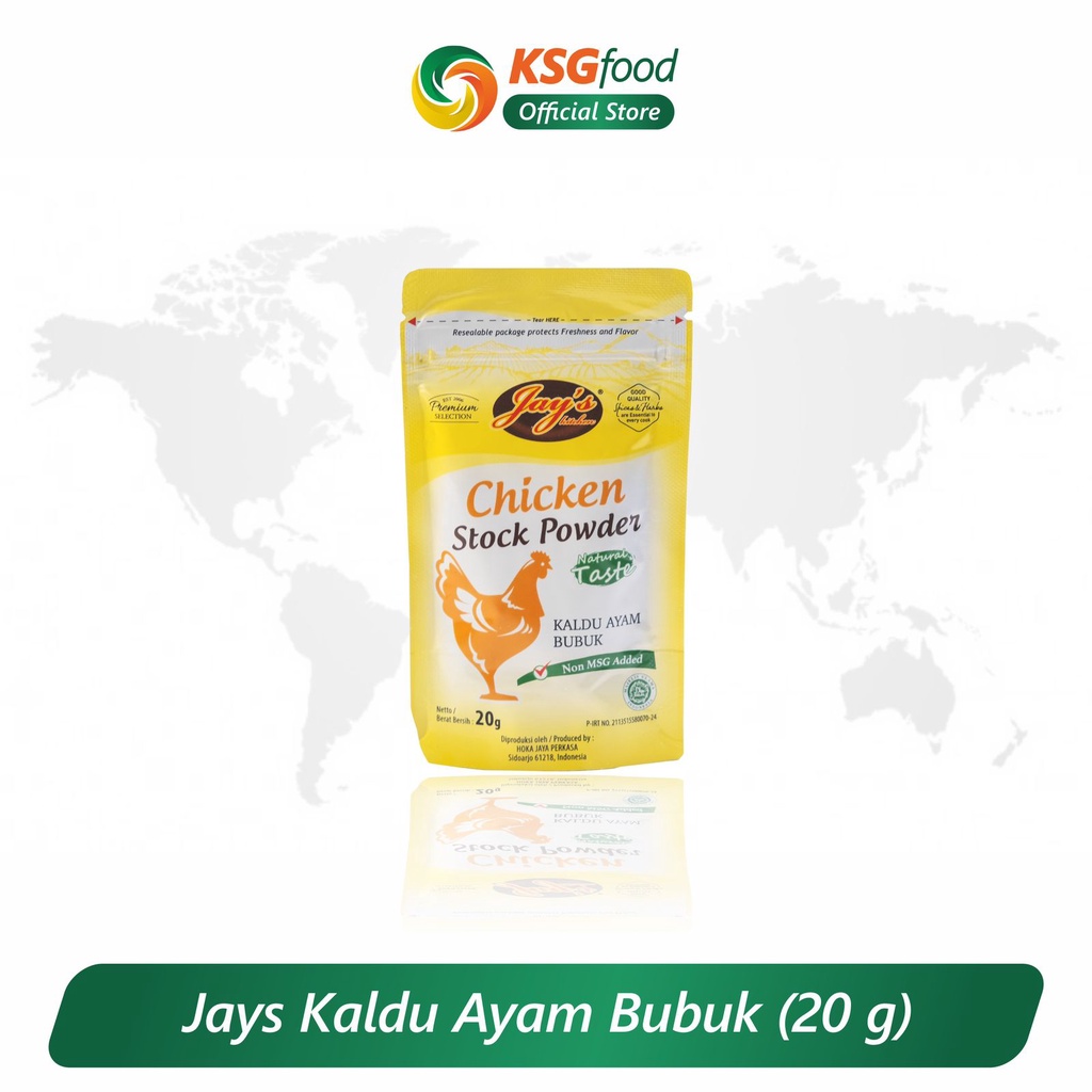 

JAY'S CHICKEN STOCK POWDER / KALDU AYAM SACHET 20GR