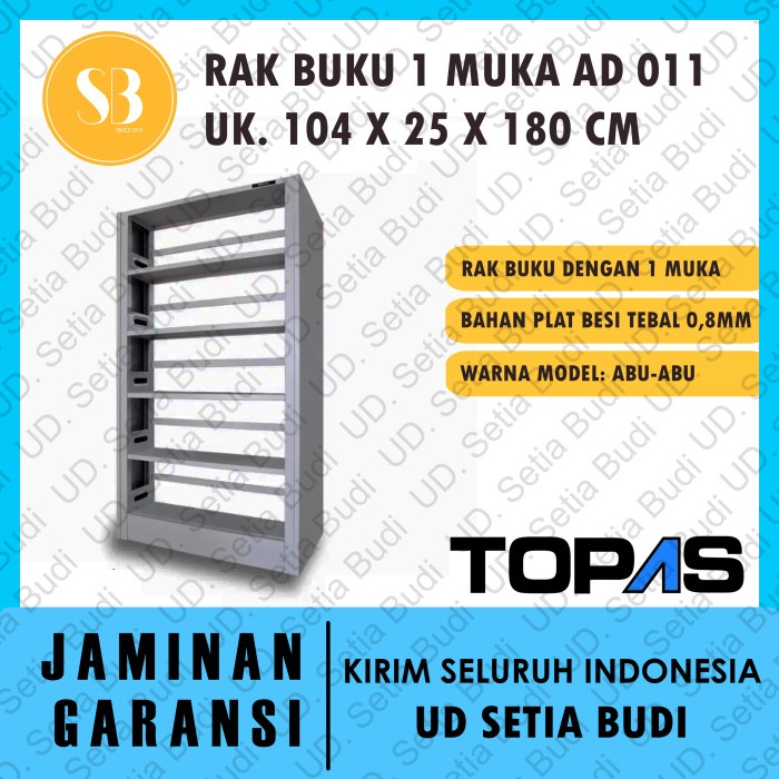 

Terlaris Rak Buku Besi 1 Muka Topas Ad 011