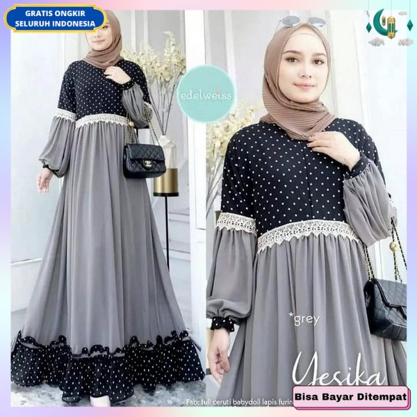 Busana Modis Simple Nyaman Bsju Ibu2 Kondangan Mewah Gamus Perempuan Lebaran2023 Gsmis Muslim Buat L