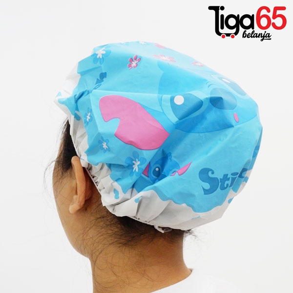 365 Shower Cap Karakter #41096 / Penutup Kepala Motif / Topi Mandi BerKarakter Lucu