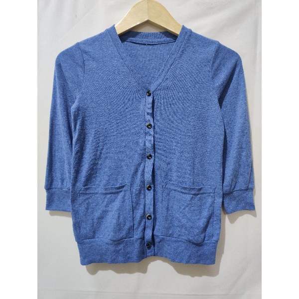 Cardigan Blue Jeans Preloved Second
