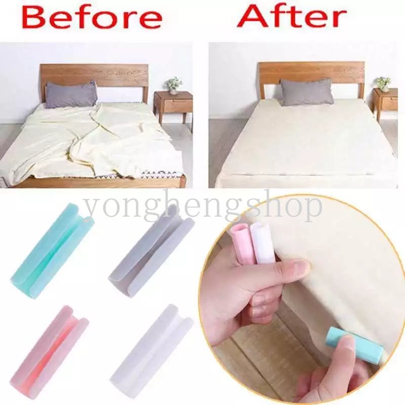 10pcs /set Selimut Sprei Klip Kasur Grippers Bed Cover Pengikat Quilt Holder Bantal Sofa Penjepit Tetap Anti Slip