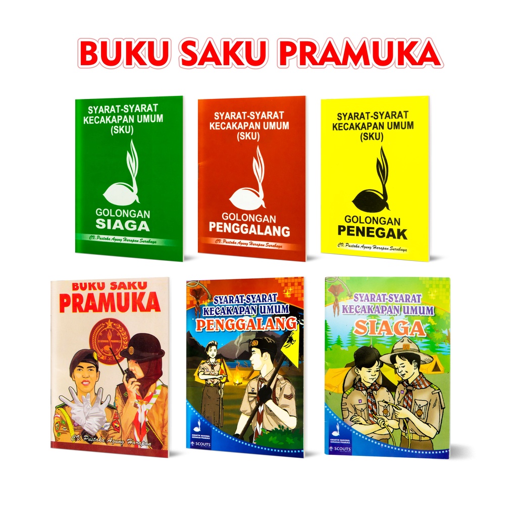 Jual Buku Saku Pramuka Kertas HVS Syarat Kecakapan Umum SKU Siaga