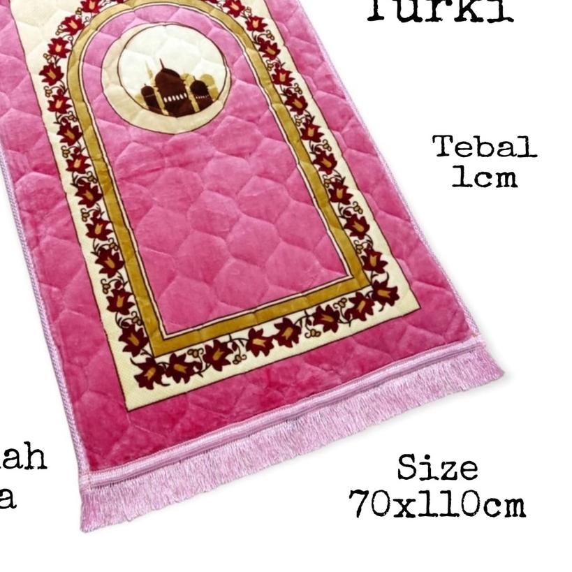 ◙ [COD] SAJADAH TEBAL SAJADAH TURKI SAJADAH PREMIUM SAJADAH LEMBUT UKURAN cm ✤