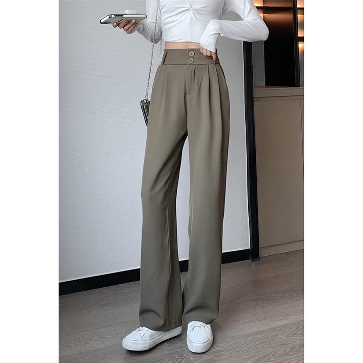 BEFAST - ZRX OOTD WANITA PANTS ANASYA / LOOSE PANTS TROUSERS / Celana Kulot Polos Formal / Pakaian Kerja Wanita Casual / Outfit Ala Korean Style Wanita / Fashion Daily Wanita Remaja ABG / Kulot HW Trendy / OOTD Wanita Hangout Termurah