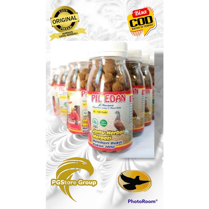 Pil Edan Tutup Putih BAYAR DITEMPAT COD ORIGINAL PRODUCT_BDG