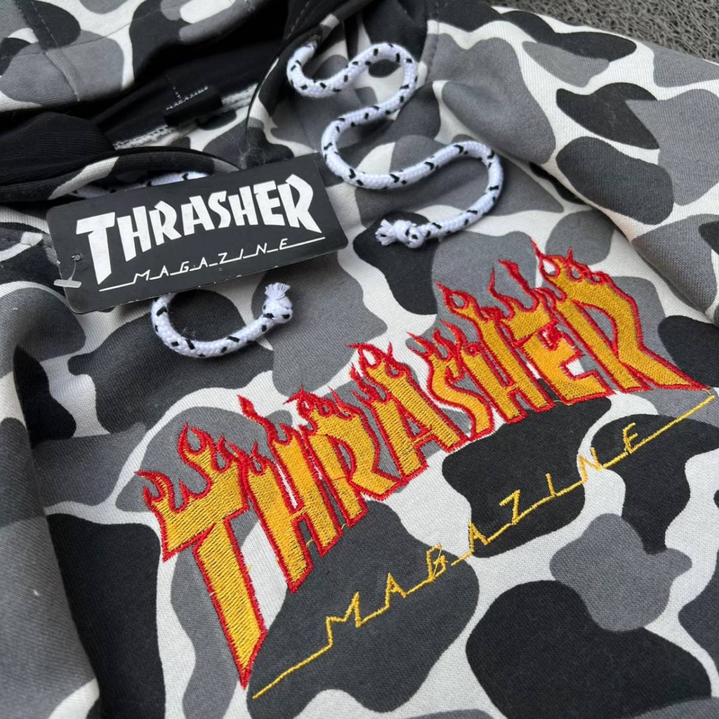 Hoodie thrasher camo Jaket thrasher camo zipper camo thrasher Sweater thrasher Jaketpria Jaketthrasher