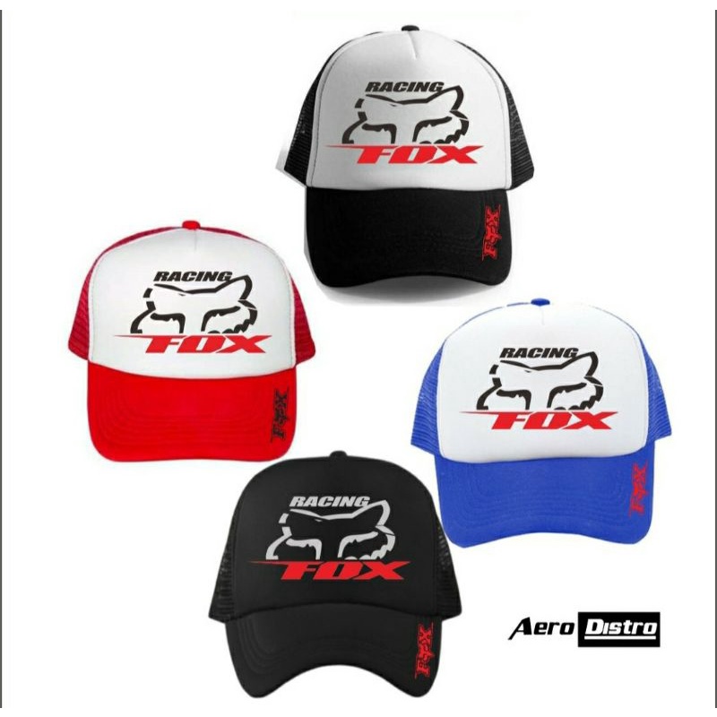 Aerodistro - Topi Trucker/Topi Jaring Racing Fox/Topi Racing Fox/Topi Fox Racing