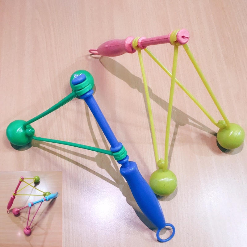 Lato Lato Gagang Ukuran 20cm  /Mainan Latto Bola Etek Etek Lato Lato Viral Tek Tek