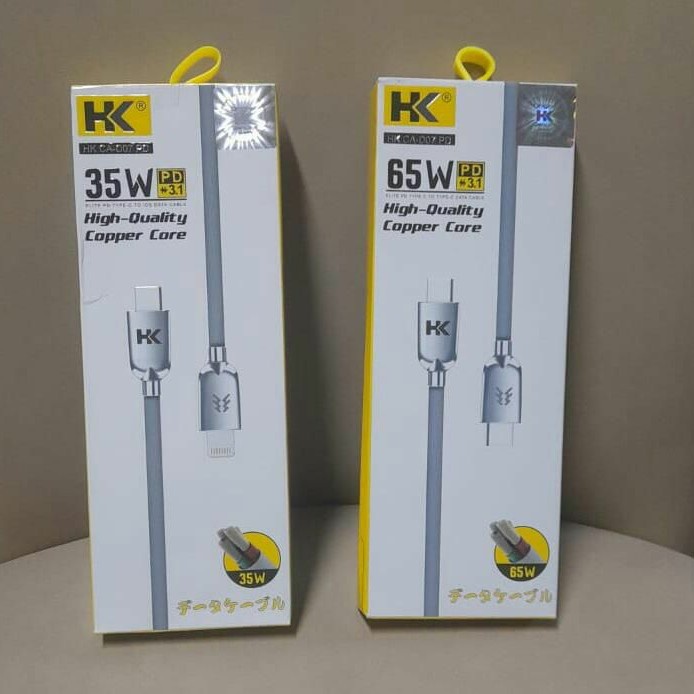 KABEL CHARGER / KABEL DATA / USB HK CA-D07 TYPE C KE TYPE C / TYPE C KE LIGHTNING MANTUL