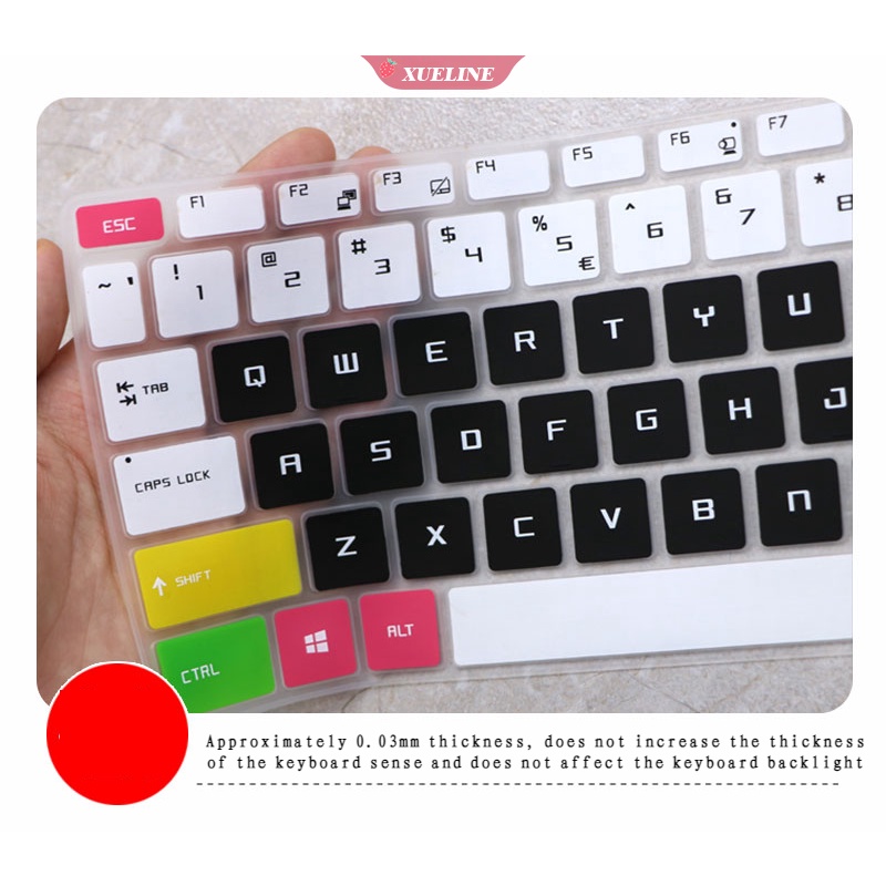 Cover Keyboard Laptop Untuk MSI GS65 i7 Silikon Warna-Warni Tahan Air Keyboard Film Pelindung Case [ZXL]