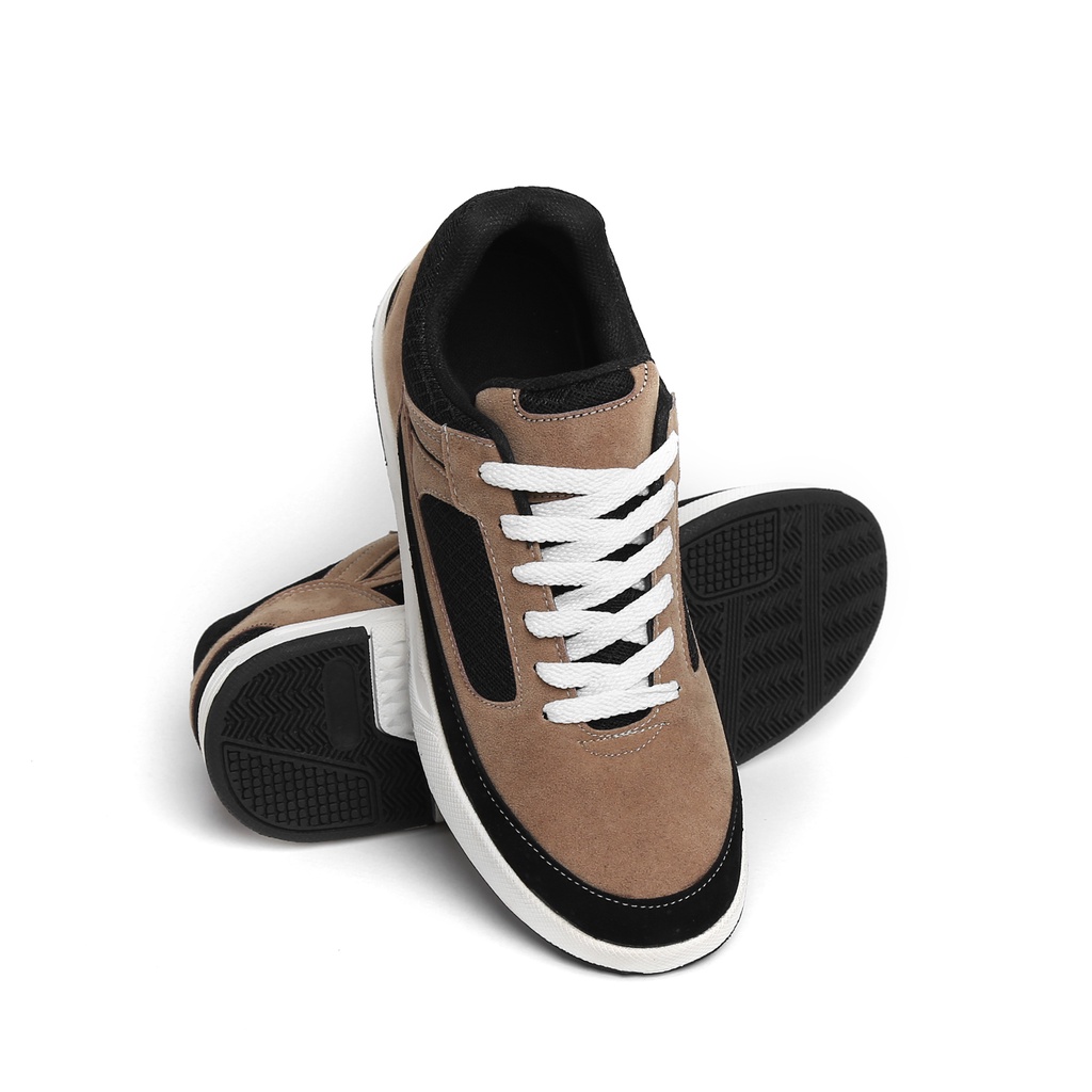 TA005 | Sneakers Unisex Casual Black &amp; Mocca Original Skate Street Style | FORIND Terraforma