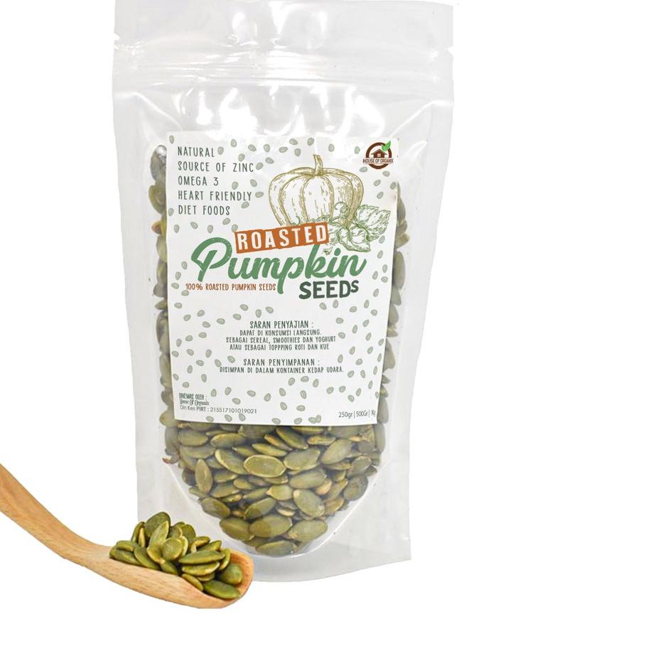 

➣ Roasted Pumpkin Seeds ( Biji Labu Panggang ) - 250 Gr ❀