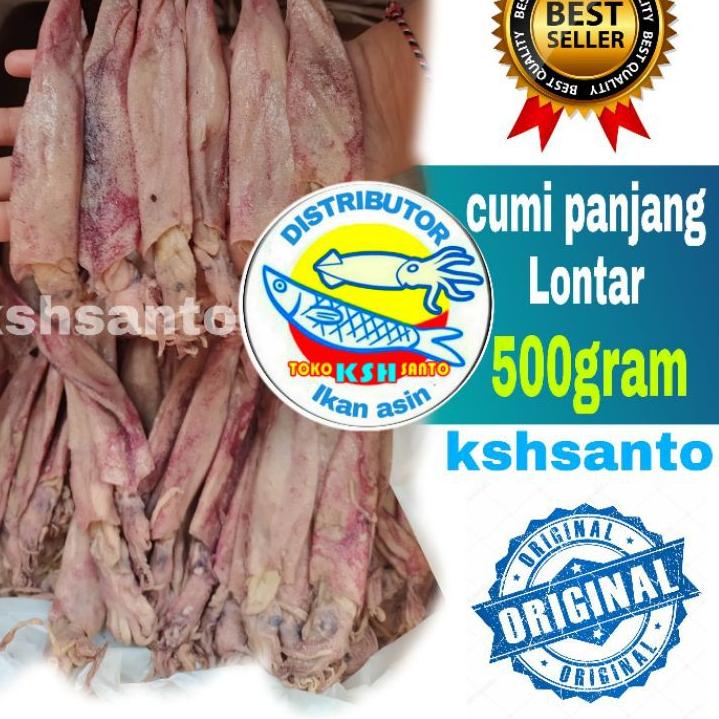 

☞ ikan asin cumi panjang-500gram ◊