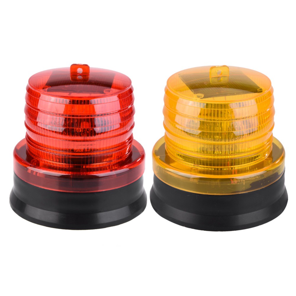 Lampu Warning Light Rotary Energi Matahari Warning Lampu Emergency Rotary Lampu Peringatan Flash Ledakan Mobil Lokasi Konstruksi