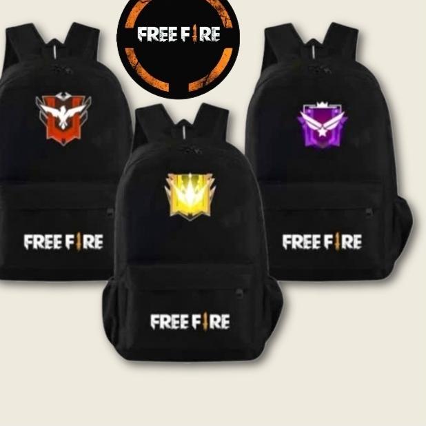 ◌ Termurah  Tas Sekolah ff anak Laki laki Sd Tas Game Free Fire Tas Ransel Anak Laki Laki Terbaru ✶