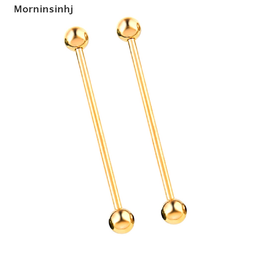 Mornin Surgical Steel Industrial Bar Scaffold Ear Barbell Ring Wanita Perhiasan Bedah Baja Industrial Bar Scaffold Ear Barbel Cincin Wanita Perhiasan2018 Surgical Steel Industria