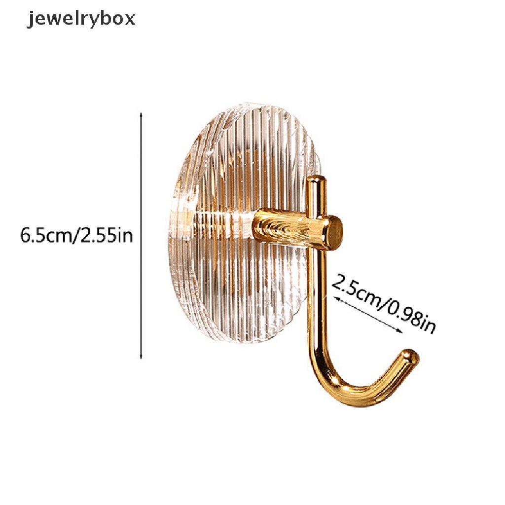 [jewelrybox] Wall Hook Perekat Kuat Handuk Gantung Dinding Gantungan Baju Kunci Tas Holder Butik