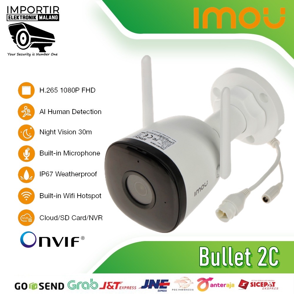 IP Wifi Camera Outdoor Imou Bullet 2C - IEM
