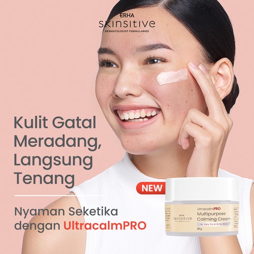 ERHA Skinsitive DF Ultracalm PRO Multipurpose Calming Cream 28gr - Krim Wajah