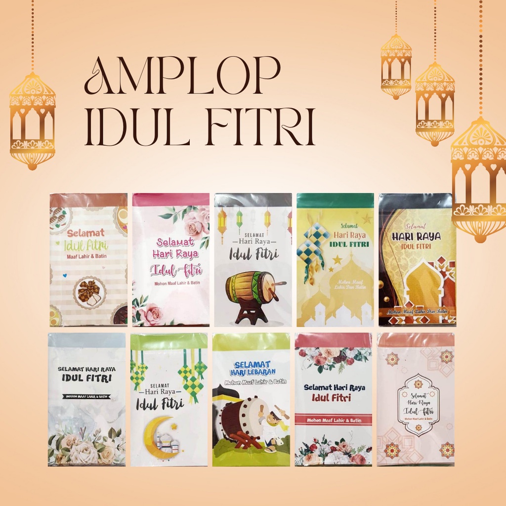 

Amplop Lebaran Medium aestetik Isi 10 PCS