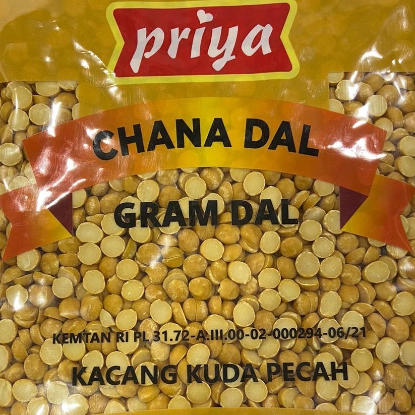 

CHANA DAL PRIYA 500G / Kacang Kuda Pecah/ Gram Dal