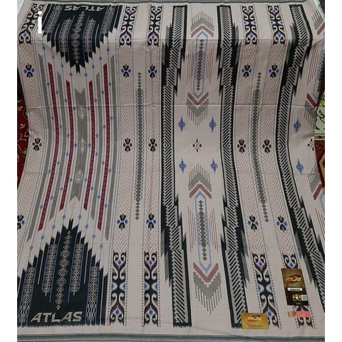 Sarung Atlas Idaman Harmoni Motif BHS Asli No 1 Limited Edition 2023 - Putih