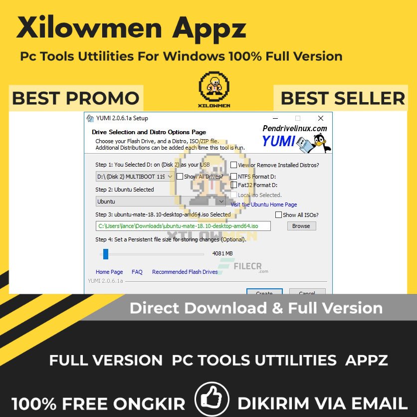 [Full Version] YUMI (Your Universal Multiboot Installer) Pro PC Tools Software Utilities Lifetime Win OS - Pembuat USB Multiboot