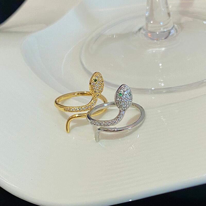 Cincin Pembuka Karat Ular Kepribadian Berlebihan Aksesoris Korea Wanita