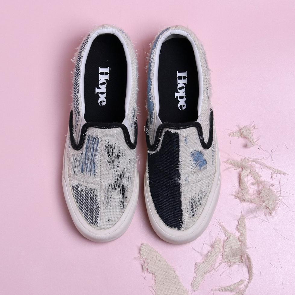 LANGSUNG KIRIM HOPE BORED SEPATU SLIP ON