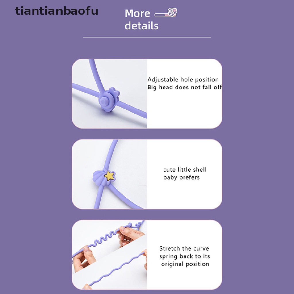 [tiantianbaofu] Silikon Lembut Anti Hilang Anti-Drop Rantai Tali Adjustable Dot Dan Bayi Aksesoris Botol Cangkir Rantai Mainan Tali Stroller Aksesoris Balita Menyusui Barang Bouti