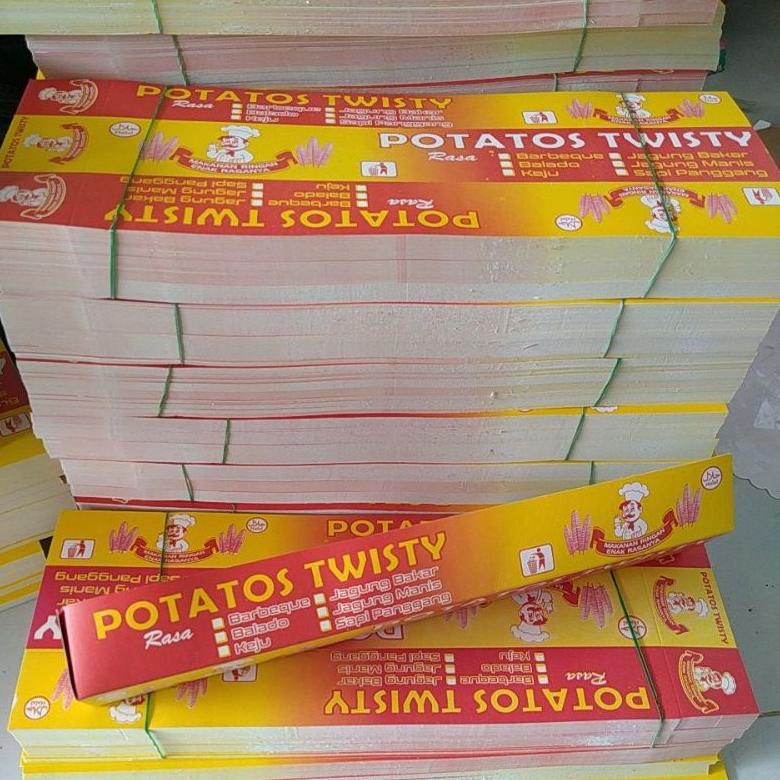 

Best KEMASAN KENTANG ULIR | KENTANG TORNADO | KENTANG SPIRAL | ISI 100 | KOTAK KENTANG | KENTANG GORENG | PEMBUNGKUS KENTANG B90 ✴