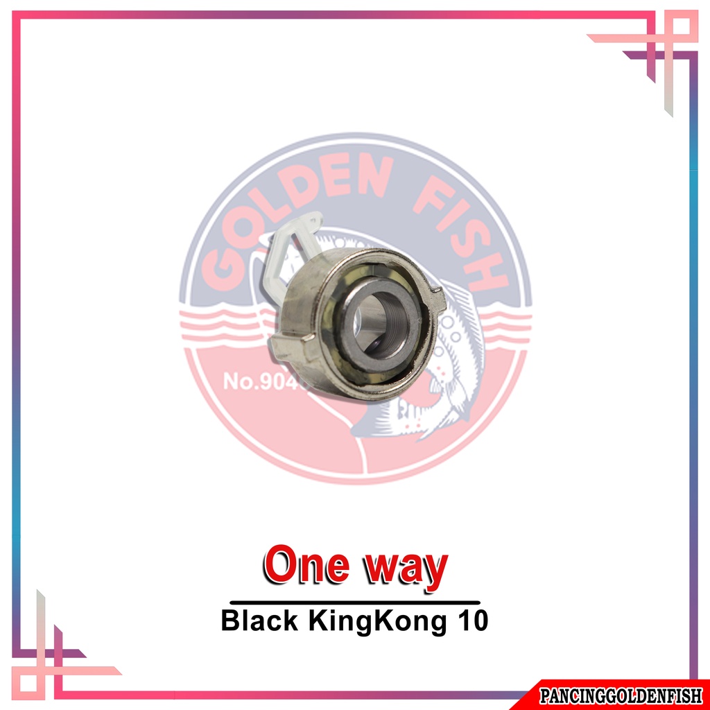 ONE WAY KHUSUS REEL GOLDENFISH BLACK KINGKONG