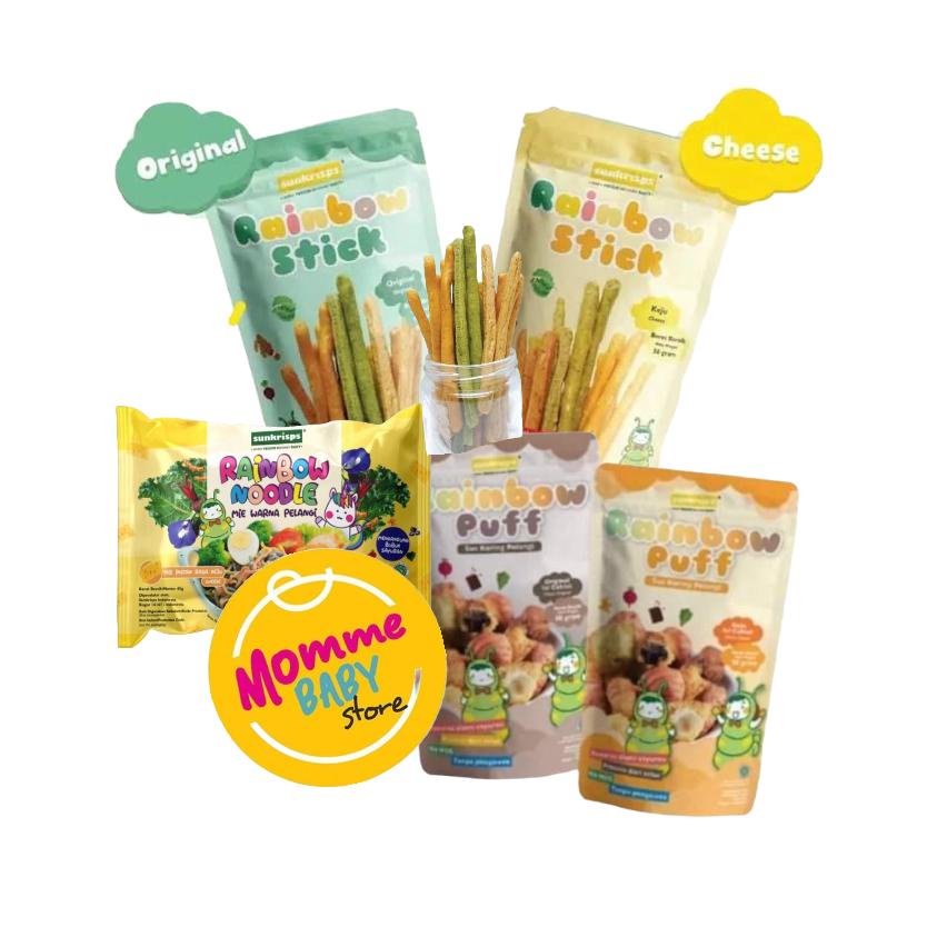 Sunskrisps Rainbow Stick 50gr Stick Anak Camilan Anak Sunkrip  Sunkrisps kokobi cemilan bayi cemilan anak snack anak