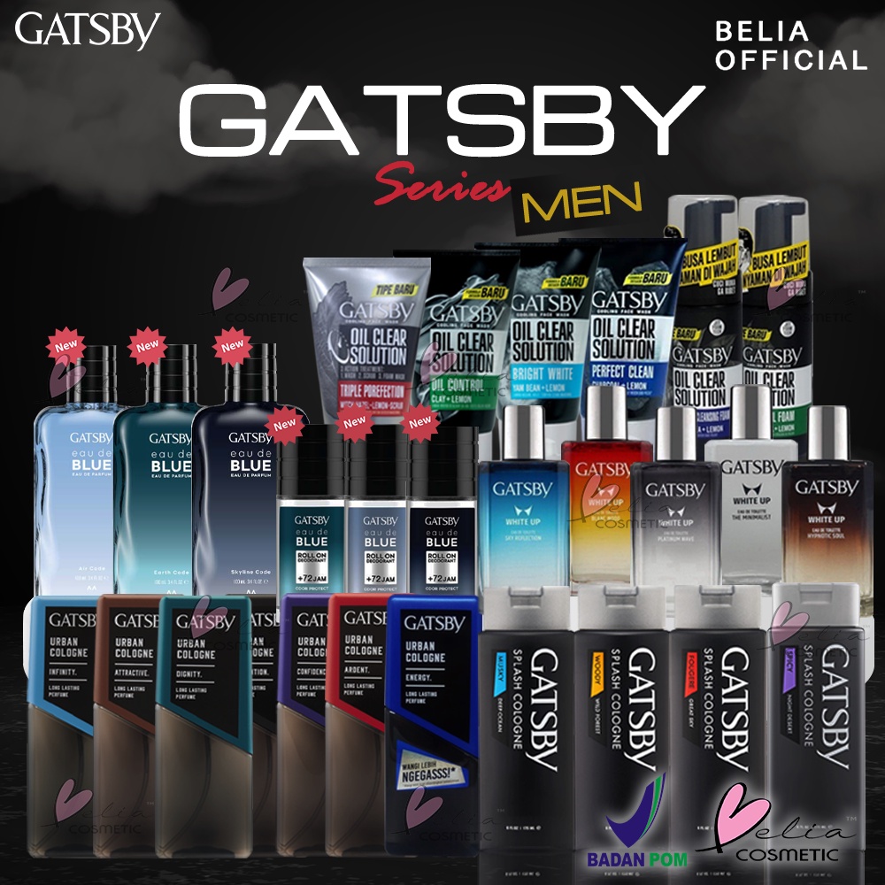 ❤ BELIA ❤ GATSBY Urban Cologne 125ml | Splash Cologne 175ml | Face Wash | Eau De Toilette | Long lasting Perfume | Parfum Cowo | Body Spray Laki-laki | BPOM