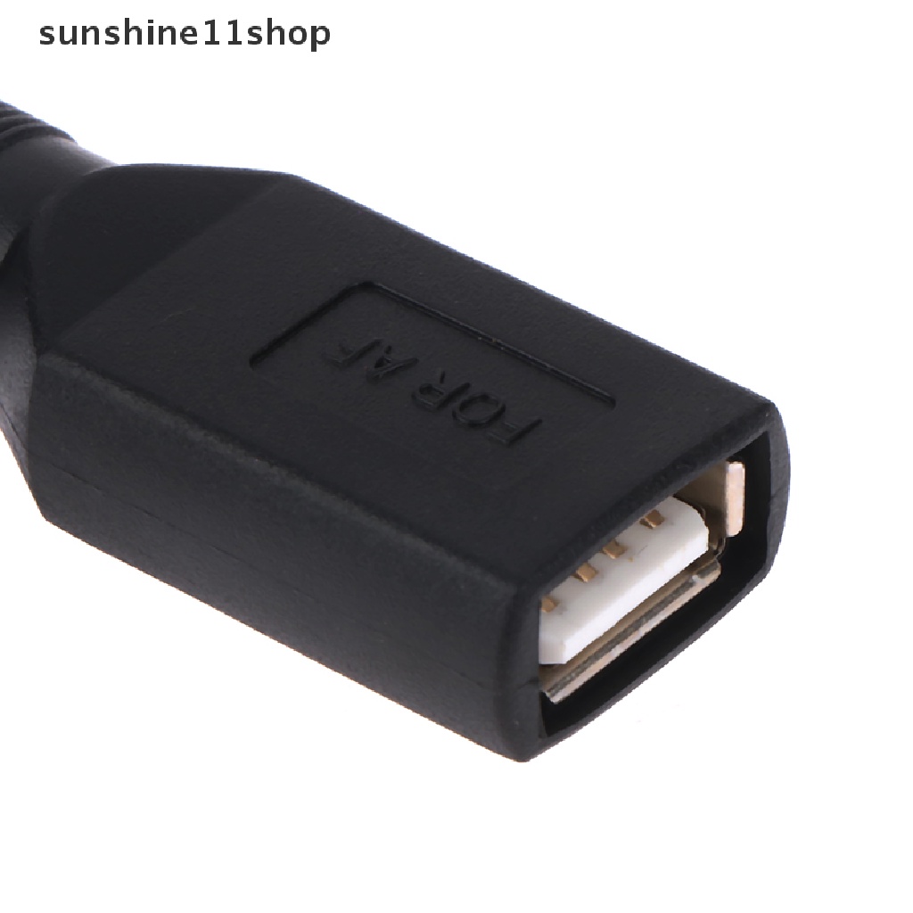 Sho 1pasang 5.5 * 2.1MM USB Male To DC5.5 Female USB Female Ke DC5.5 Female 5 V Adapter N