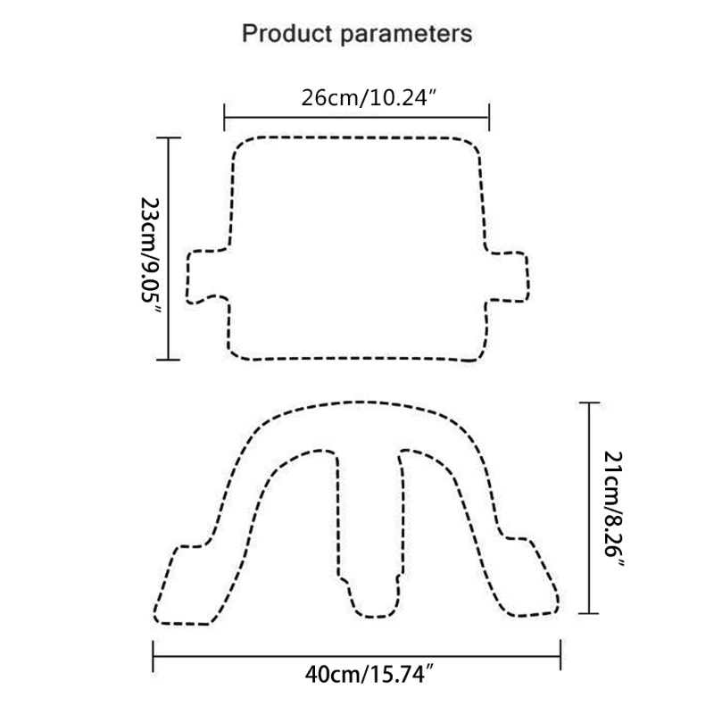 Mary Security Fence Anak Travel Gear Sandaran Harness Pagar Untuk Stokk Kursi Tinggi