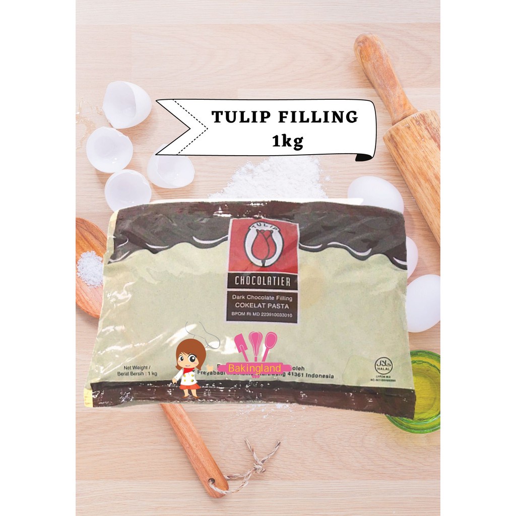 

✨NEW✨ -1kg Coklat filling Dark Tulip- 1.1.23