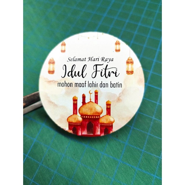 

sticker hampers idul fitri M bulat 35 pcs