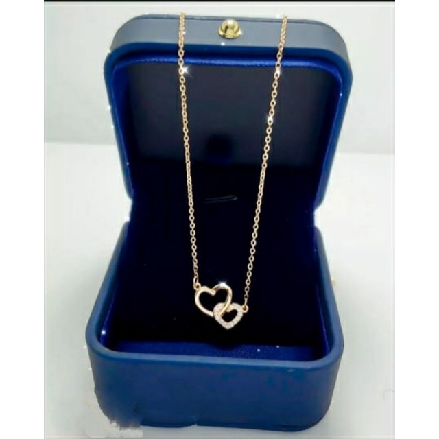 Kalung Titanium twinlove Asli 100% Anti Karat,Luntur dan Alergi