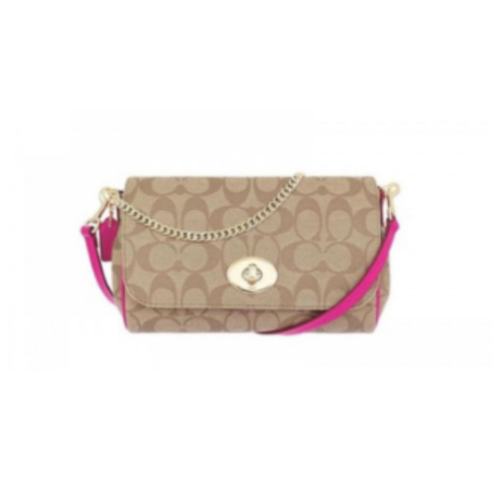 Coach Mini Ruby Crossbody In Signature Canvas - Chalk (34615)