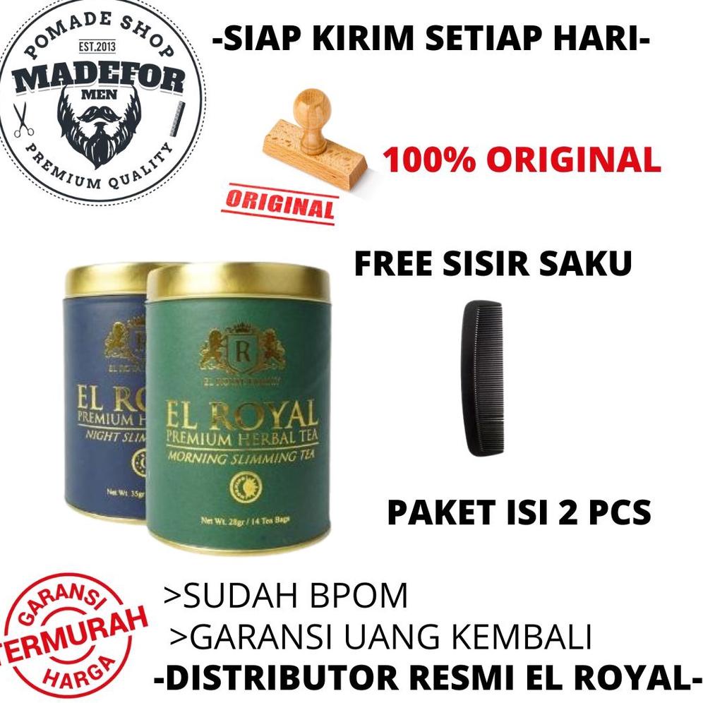 

Vnn18 EL ROYAL PREMIUM HERBAL TEA MORNING & NIGHT TEH HERBAL 1 PAKET - BPOM FREE SISIR SAKU TEH PELANGSING .,.,.,..,
