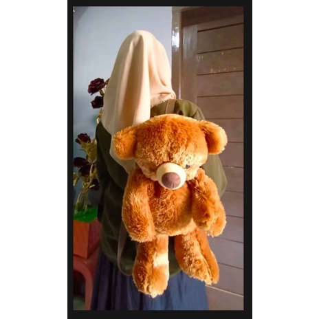 boneka tas beruang lucu