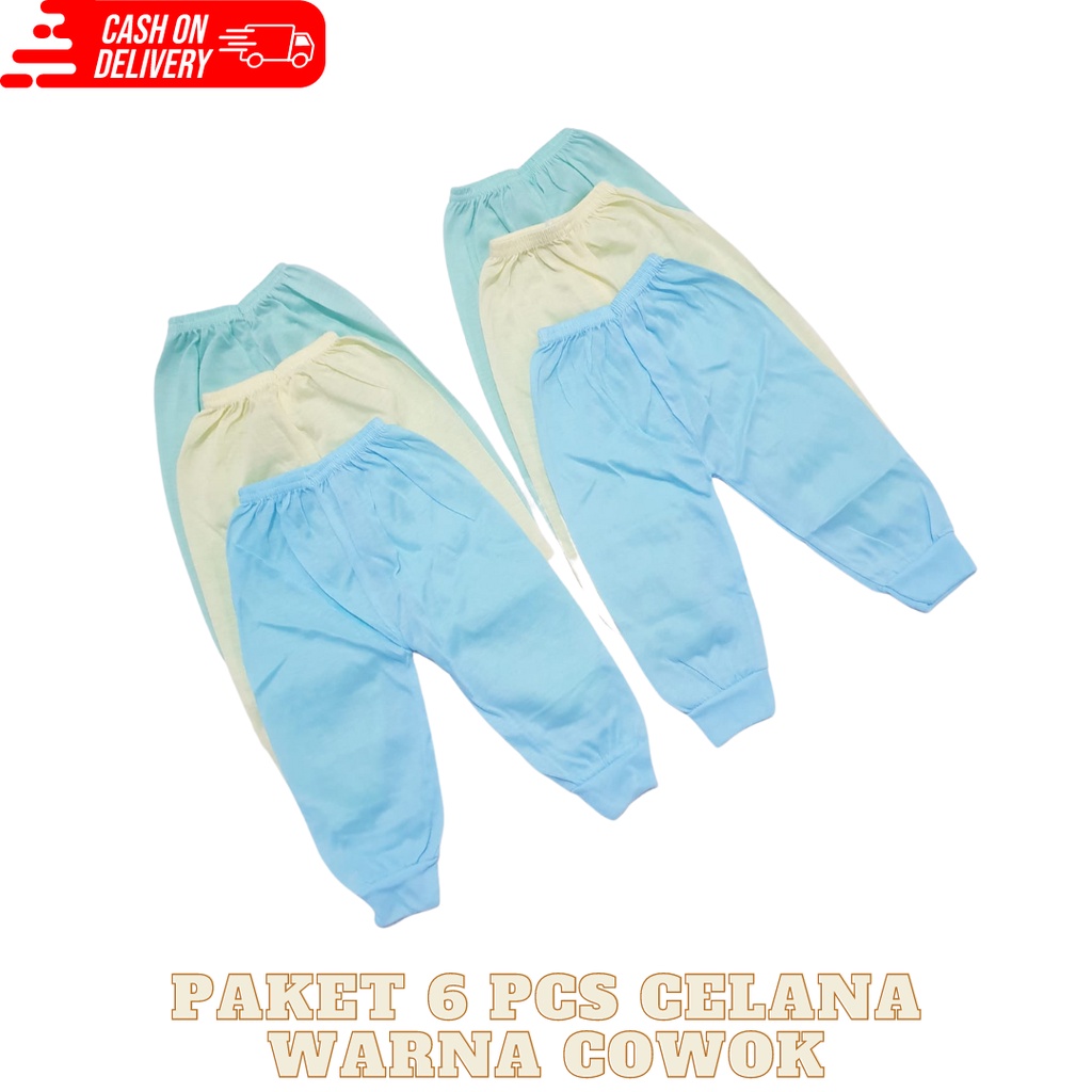 Cod 6 Pcs Celana Panjang Baby Newborn Baju Baby Gracia